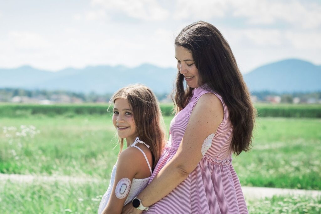 Ana Sova, founder of 2sweet4me, a Slovenian brand creating patches for CGM sensors